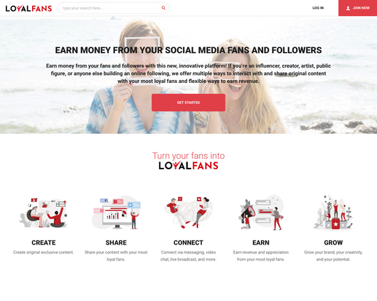 LoyalFans Logo